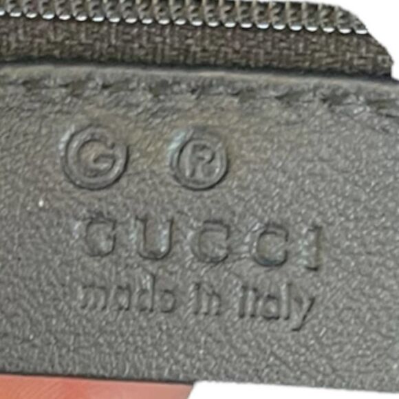 Gucci Sukey Large Canvas Leather Trim Large Satchel Handbag Purse Authentic - Picture 12 of 14